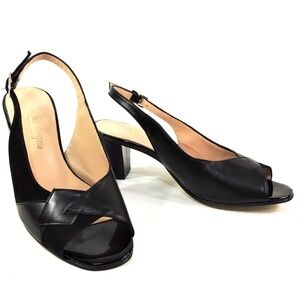 SOFFICE SOGNO 🇮🇹 WOMEN'S BLACK SOFT SUEDE COMFORT SUMMER LEATHER